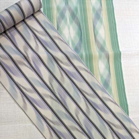 <span class="title">新作紬お召と　日本の絹のこと</span>