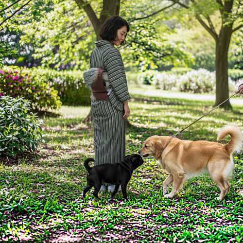 <span class="title">仕立上がり館山唐山に岩井香楠子さん型絵染帯</span>
