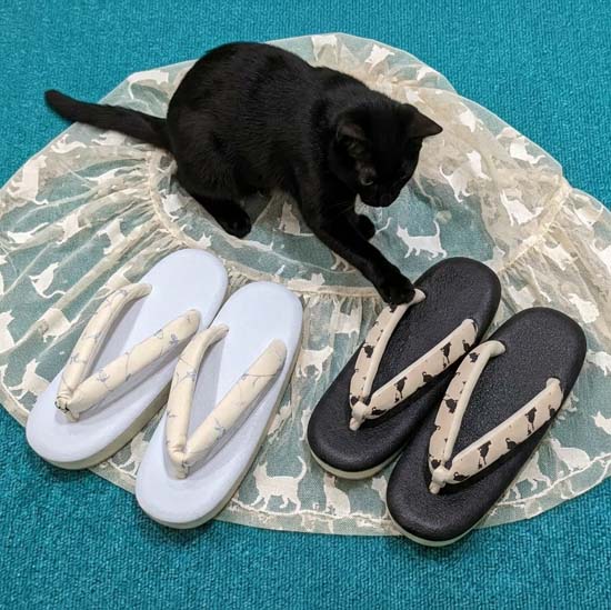 <span class="title">可愛いお草履２つ</span>