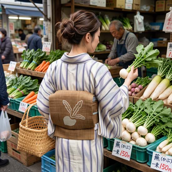 <span class="title">蕪帯で蕪を買いにいく。</span>