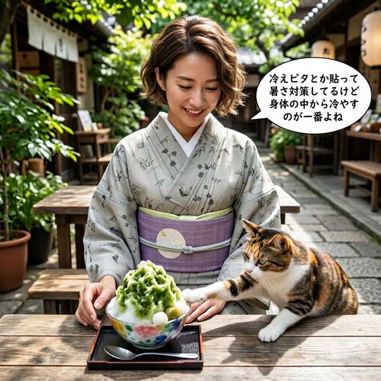 <span class="title">暑いのをどうする？暑さ対策について</span>