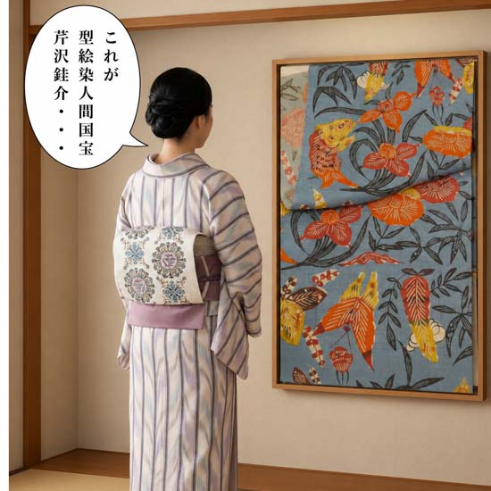 <span class="title">紅型帯が安い！紅型と型絵染の違いについて</span>