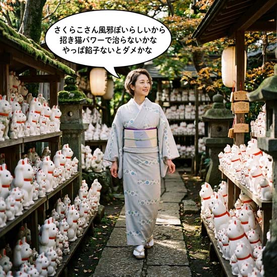 <span class="title">昨日は招き猫の日　そしてカビのお話</span>