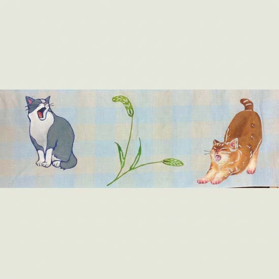 <span class="title">私の新作猫帯です～</span>
